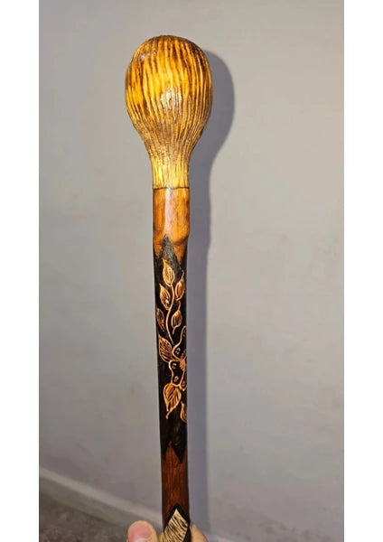 Baston-Canne de Marche Empresso Devrek en Bois de Cornouiller