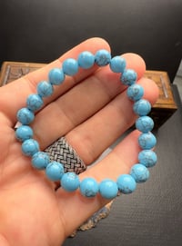 Bracelet Turquoise Naturelle – Perles Sphériques