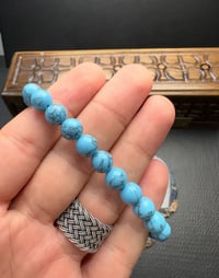 Bracelet Turquoise Naturelle – Perles Sphériques