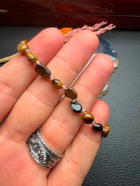 Bracelet Œil de Tigre – Pierre Naturelle Forme Galet