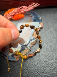 Bracelet Œil de Tigre – Pierre Naturelle Forme Galet