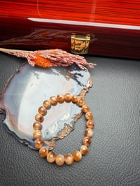 Bracelet Citrine Naturelle – Perles 8 mm