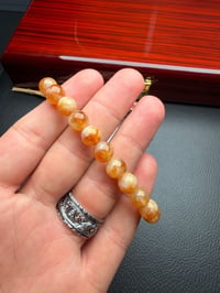 Bracelet Citrine Naturelle – Perles 8 mm